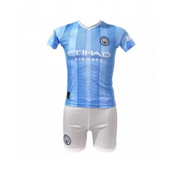 Παιδικό Σετ Ποδοσφαίρου Manchester City Haaland Γαλάζιο