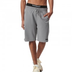 Body Action Men's Essential Sport Shorts W/Zippers Ανδρικό Σορτς Cotton/Polyester Standard Fit  033416-GREY