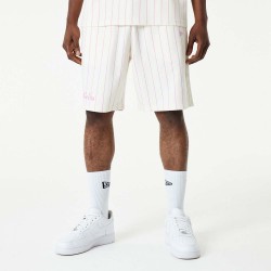 New Era Pinstripe White Shorts 60357071
