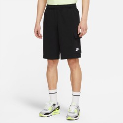 Nike Sportswear Club French Terry Ανδρικό Σορτς DD7014-010 BLACK/BLACK/WHITE
