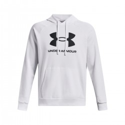 UNDER ARMOUR RIVAL LOGO HOODIE (1379758-100)