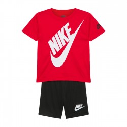 Nike Boy's Futura Short Set Κόκκινο - Μαύρο 86F024-R1N