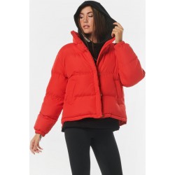 Body Action Women Oversized Puffer 071231-RED