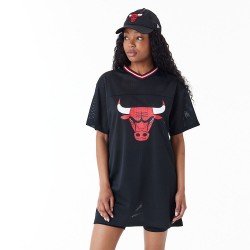 Chicago Bulls Womens NBA Black Mesh Dress 60435329