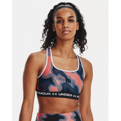 Under Armour Women's ® Mid Crossback Printed Sports Bra 1361042-963