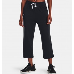 UNDER ARMOUR RIVAL TERRY WOMENS FLARE CROP PANTS 1377000-001