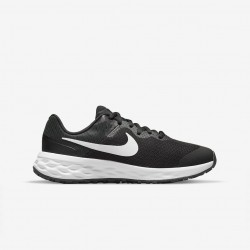 Nike Revolution 6 Παιδικά Παπούτσια για Τρέξιμο DD1096-003 BLACK/WHITE-DK SMOKE GREY