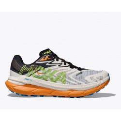 Hoka Tecton X 2 Men's Trail Running Shoes 1134516 White / Solar Flare