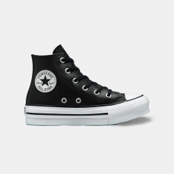 Converse Chuck Taylor All Star Lift Παιδικά Μποτάκια A01015C BLACK/NATURAL IVORY/WHITE